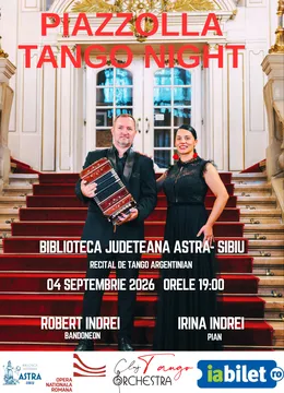 Sibiu: Piazzolla Tango Night - Concert de pian si bandoneon