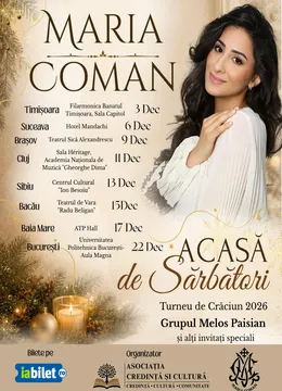 Turneu Maria Coman - Acasă de Sărbători