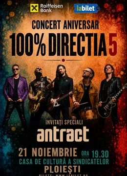Ploiesti: Concert Direcția 5 - „100% Direcția 5”