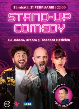 The Fool: Stand-up comedy cu Bordea, Drăcea și Teodora Nedelcu