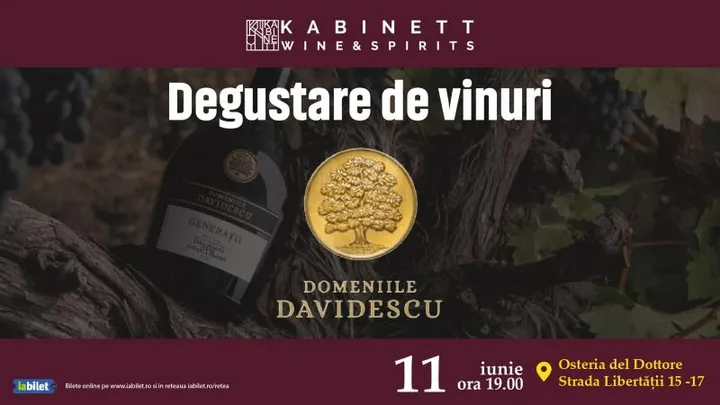 Targu Mures: Degustare de vinuri - Domeniile Davidescu