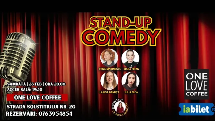Popești-Leordeni: Stand-up Comedy cu Marinescu, Firan, Nica & Bănuță