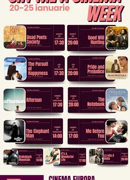 Cry Me a Cinema Week - lacrimi, șervețele și iubire