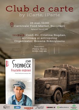 Club de Lectură: "Fructele mâniei" de John Steinbeck (cu invitat)