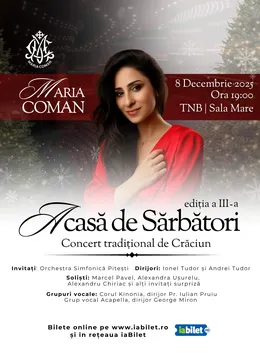 Acasă de sărbători cu  Maria Coman | ediția a III-a