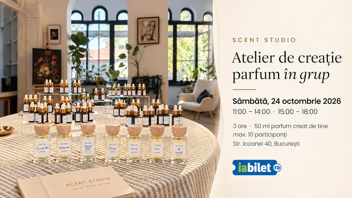 Atelier de creație parfum în grup – Scent Studio