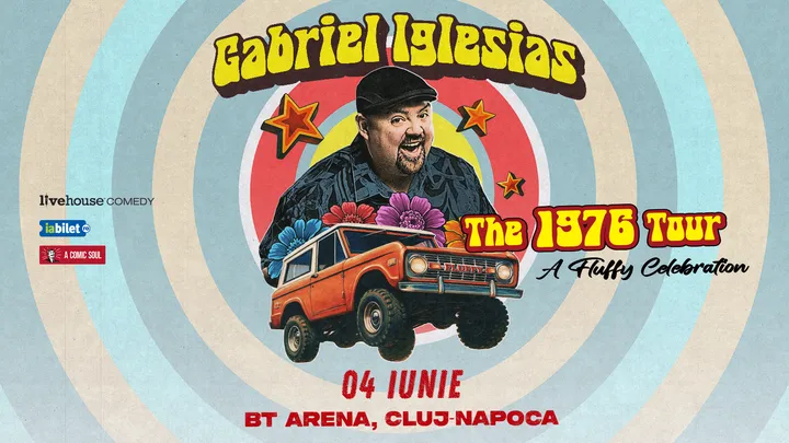 Cluj-Napoca: Gabriel “Fluffy” Iglesias - The 1976 Tour – A Fluffy Celebration