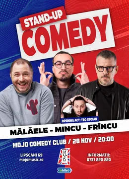 Stand-up comedy cu Mălăele, Mincu și Frîncu