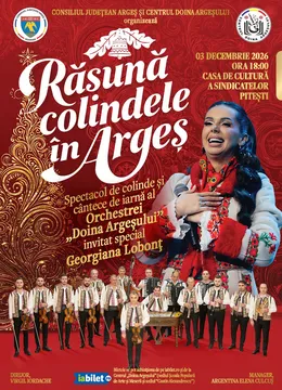 Pitesti: „Răsună colindele în Argeș” – Spectacol de colinde și cântece de iarnă al Orchestrei „Doina Argeșului”
