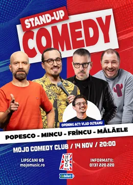 Stand-up comedy cu Popesco, Mincu, Frîncu și Mălăele