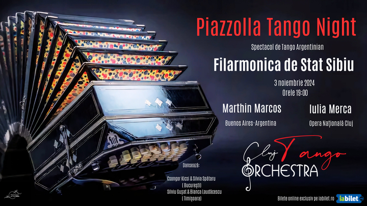 Sibiu: Piazzolla Tango Night (Spectacol de Tango Argentinian)
