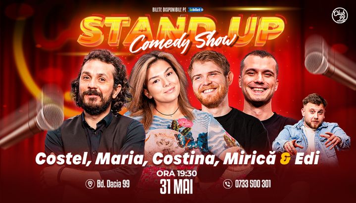 Stand up Comedy cu Costel, Maria Popovici, Costina, Mirică - Edi Radoiu