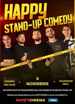 Happy Stand-Up Comedy cu Drăcea, Cîrje, Florin, Dobrotă și Popinciuc
