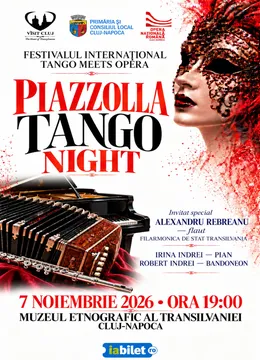 Cluj-Napoca: Piazzolla Tango Night ( Recital de tango argentinian )