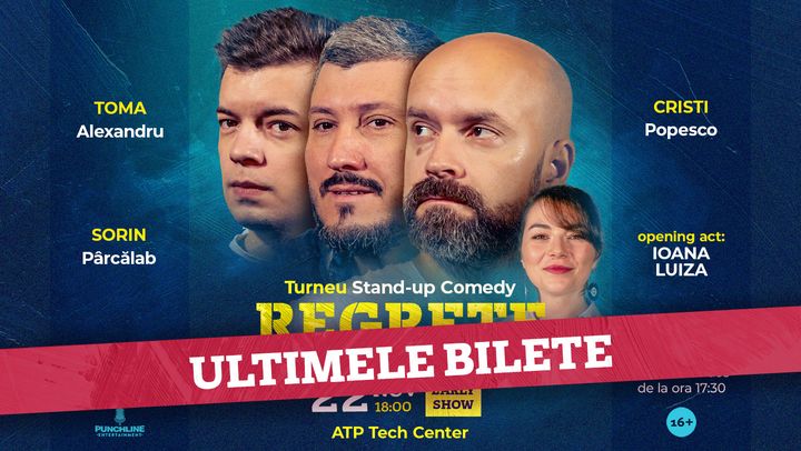 Baia Mare: Stand-up Comedy cu Toma, Cristi & Sorin Pârcălab Early Show