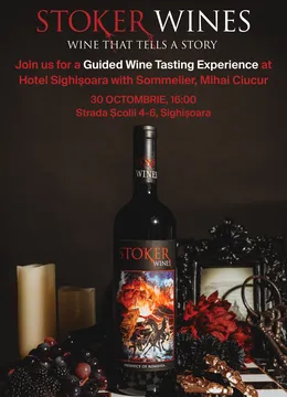 Sighișoara: Stoker Wines | An Evening of Wine and Storytelling | Ora 16:00