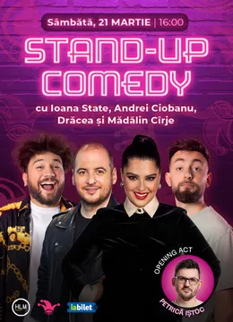 The Fool: Stand-up comedy cu Drăcea, Andrei Ciobanu, Ioana State și Cîrje