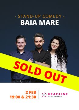 SOLD OUT Baia Mare: Stand-up comedy cu Bucălae, Tănase, și Ioana State 2