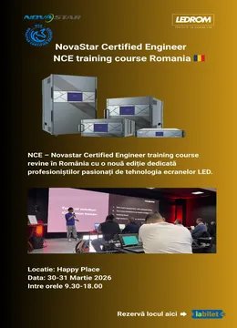 Domnesti: NovaStar Certified Engineer - NCE Romania 2026