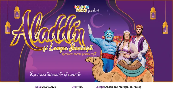 Targu Mures: Aladin și lampa jucăușă