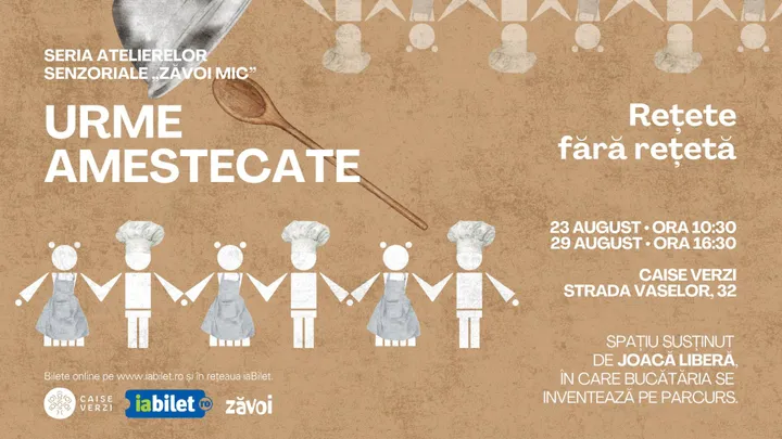Seria Atelierelor Senzoriale „Zăvoi Mic" • Urme Amestecate