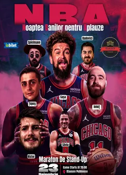 Cluj-Napoca: N.B.A. – Noaptea Banilor pentru Aplauze – Maraton de Stand-Up