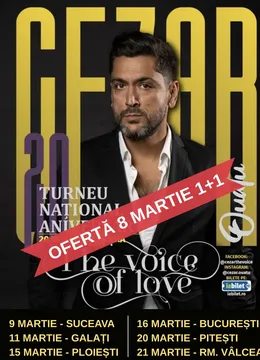 Cezar Ouatu - 20 De Ani De Carieră Turneu Aniversar 2026 - “The Voice Of Love”