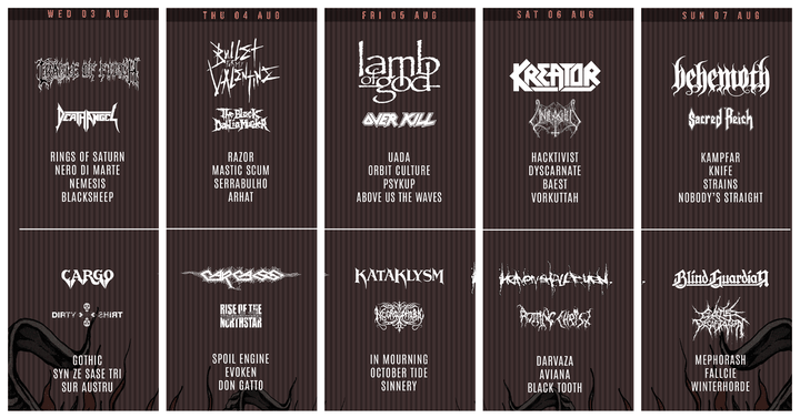 Rockstadt Extreme Fest 2022 - Ticket Exchange - Bilete de hârtie (biletele negre)