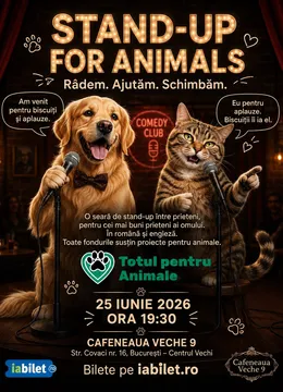 Stand-Up Comedy Caritabil by Totul pentru Animale