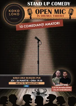 Seară de comedie la Koko Loko cu Călin Gheorghiu și Cătălin Răileanu