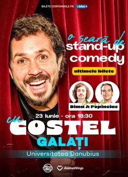 Galati: O seară de stand up comedy cu Costel | Comedy Show