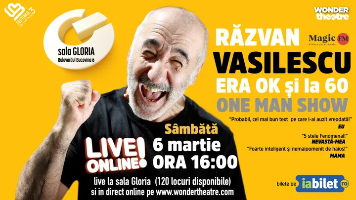 Razvan Vasilescu - Era OK si la 60 @ Sala Gloria