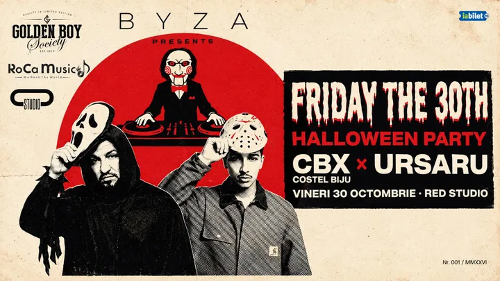 Friday The 30th Halloween Party Costel Biju & Ursaru