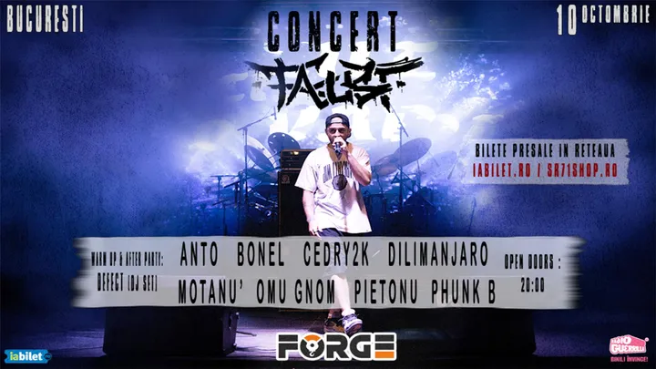Faust: Concert @The Forge |10 Octombrie
