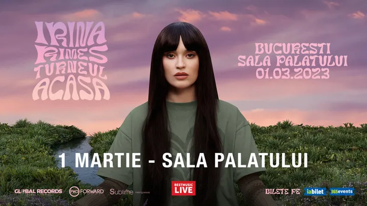 Irina Rimes - ACASĂ la Sala Palatului pe 1 martie