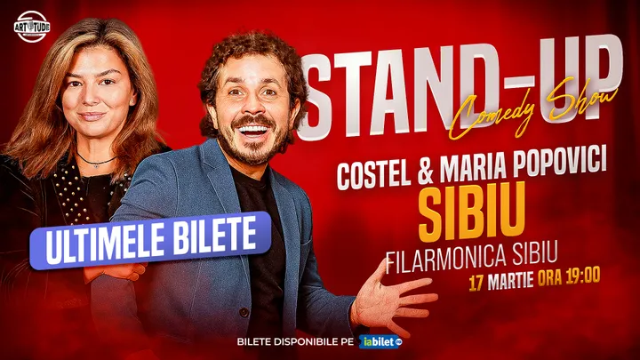 Sibiu: Costel și Maria Popovici - Stand Up Comedy Show