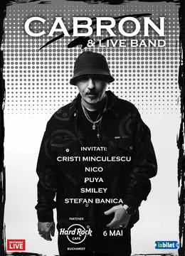 Concert Cabron & Live Band la Hard Rock Cafe