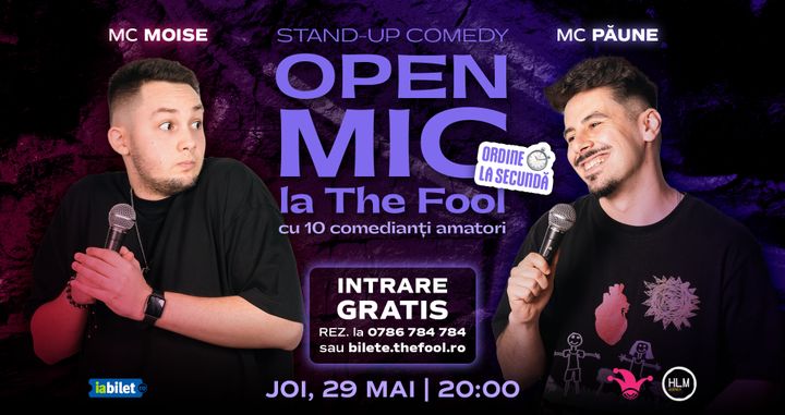 Open Mic Ordine la secundă: MCs Moise & Păune