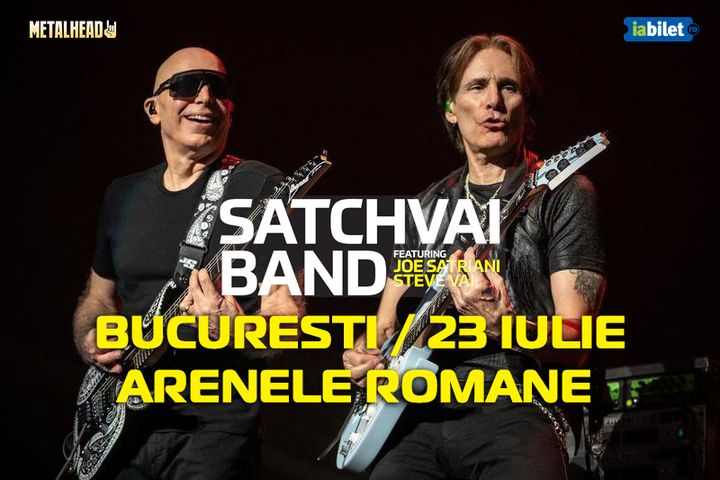 Joe Satriani & Steve Vai & SatchVai Band la Arenele Romane