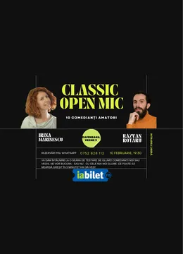 Classic Open Mic: MCs Irina & Răzvan