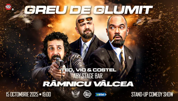 Râmnicu Vâlcea: Greu de glumit cu Teo, Vio și Costel | Stand Up Comedy Show