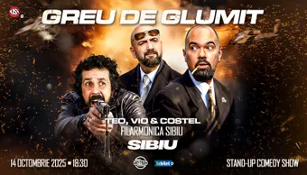 Sibiu: Greu de glumit cu Teo, Vio și Costel | Stand Up Comedy Show
