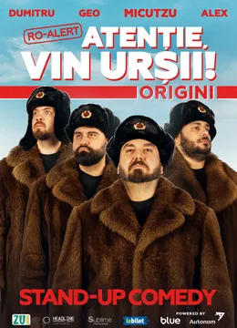 Turneu Stand-up Comedy cu Micutzu, Geo Adrian si George Dumitru - “Atentie, vin ursii!"