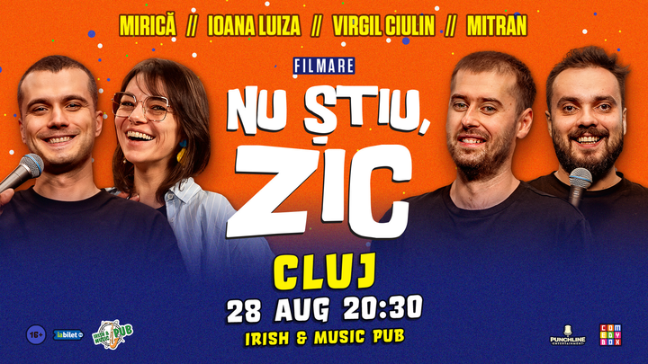 Cluj-Napoca: Nu Știu, Zic! cu loana Luiza, Virgil Ciulin, Mirică și Mitran (Show Filmat)