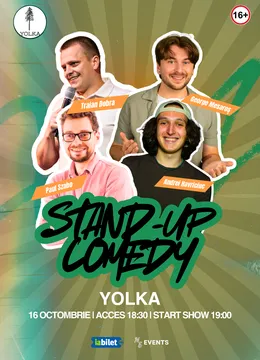Cluj-Napoca: Stand-Up Comedy cu Dobra, Szabo, George și Havriciuc