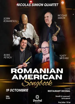 Bacău: Nicolas Simion Quartet – Romanian - American Songbook