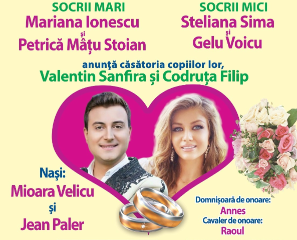Invitatie la nunta anului! 24 Aprilie