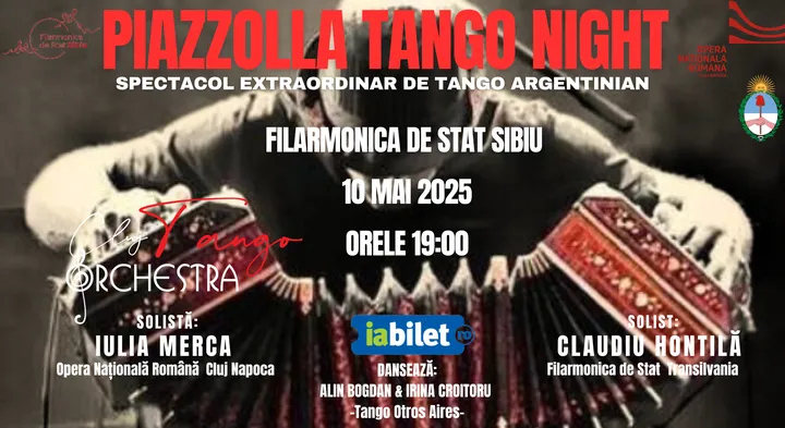 Sibiu: Piazzolla Tango Night - Spectacol Extraordinar de Tango Argentinian