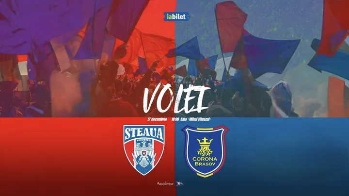 Volei: CSA Steaua Bucureşti – CSM Corona Brașov