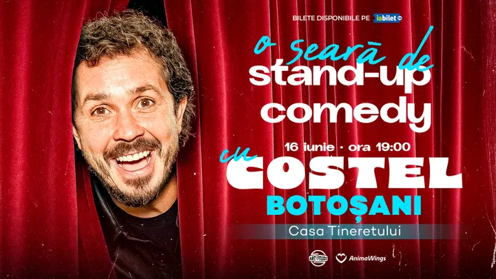 Botoșani: O seară de stand up comedy cu Costel | Comedy Show